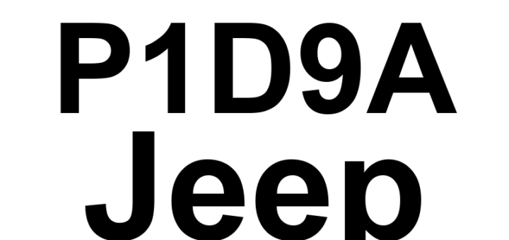DTC P1D9A Jeep - Definição em inglês: Incorrect Gear Ratio Clutch C Or D Defective Definição em Português: Relação de Marcha Incorreta - Embreagem C ou D Defeituosa.
