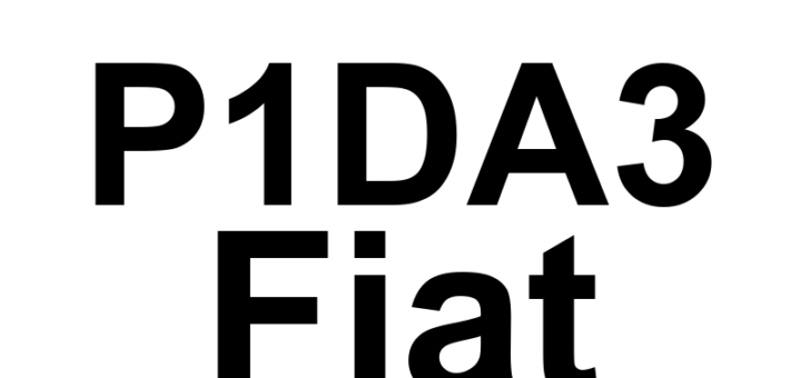 DTC P1DA3 Fiat - Definição em inglês: Incorrect Gear Ratio Clutch B D Or E Defective Definição em Português: Relação de Marcha Incorreta - Embreagem B, D ou E com Defeito