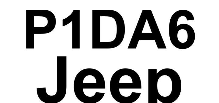DTC P1DA6 Jeep - Definição em inglês: Incorrect Gear Ratio Clutch A C Or D Defective Definição em Português: Relação de Marcha Incorreta - Embreagem A, C ou D com Defeito