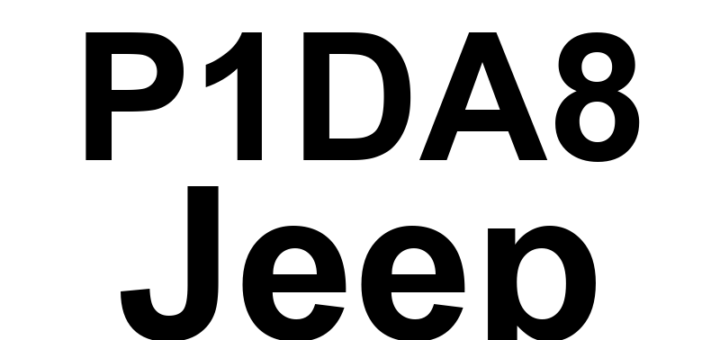DTC P1DA8 Jeep - Definição em inglês: Incorrect Gear Ratio Clutch A B Or D Defective Definição em Português: Relação de Marcha Incorreta - Embreagem A, B ou D com Defeito