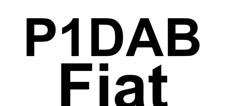 DTC P1DAB Fiat - Definição em inglês: Vehicle Speed Undetermined Definição em Português: Velocidade do Veículo - Indeterminada