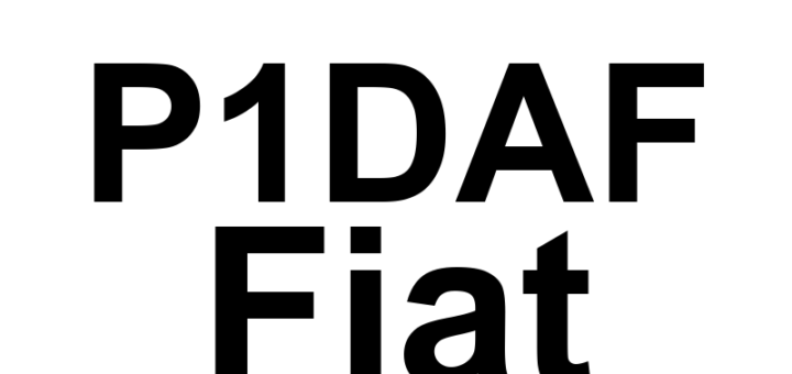 DTC P1DAF Fiat - Definição em inglês: Incompatible Limp In Action Requested Definição em Português: Ação Incompatível de Modo de Emergência Solicitada.