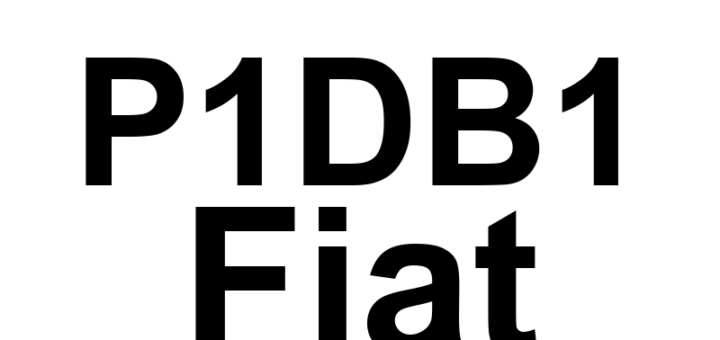 DTC P1DB1 Fiat - Definição em inglês: TCM System Voltage Excessively Low Definição em Português: Sistema do Módulo de Controle da Transmissão (TCM) - Tensão Excessivamente Baixa.