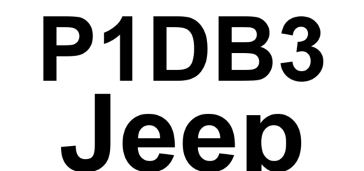 DTC P1DB3 Jeep - Definição em inglês: TCM ECU Reset-Recovery Occurred Definição em Português: ECU do TCM - Reinicialização/Recuperação Ocorrida