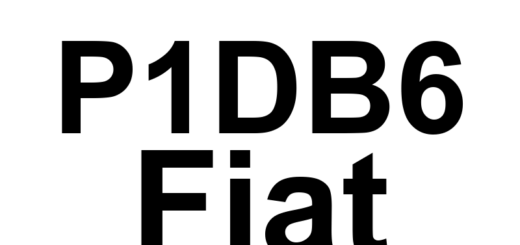 DTC P1DB6 Fiat - Definição em inglês: Output Shaft Speed Wheel Speed Correlation Definição em Português: Correlação da Velocidade do Eixo de Saída com a Velocidade da Roda