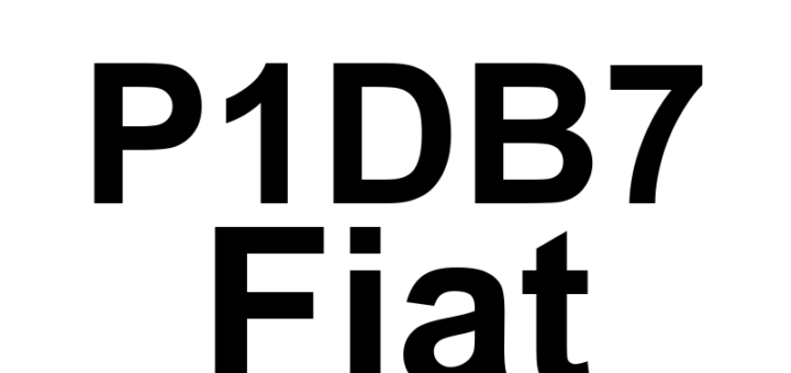 DTC P1DB7 Fiat - Definição em inglês: Torque Converter Clutch Performance Definição em Português: Desempenho da Embreagem do Conversor de Torque - Problema detectado