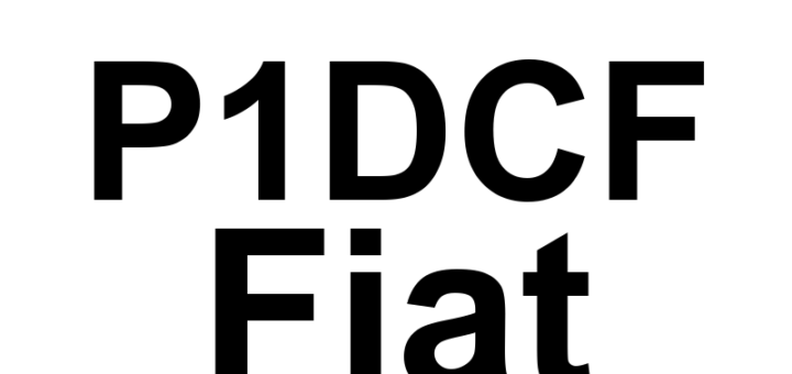 DTC P1DCF Fiat - Definição em inglês: TCM Monitoring Processor Performance Unallowed Park Engagement Due To ABS Failure Definição em Português: Desempenho do Processador de Monitoramento do TCM - Engate de Estacionamento Não Permitido Devido a Falha do ABS.