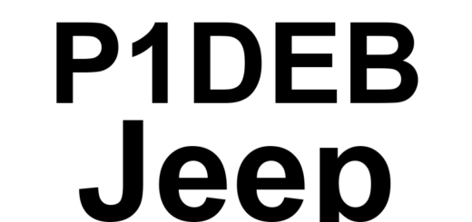 DTC P1DEB Jeep - Definição em inglês: Incorrect Gear Displayed Due To Incorrect Gear Ratio Definição em Português: Marcha Incorreta Exibida Devido à Relação de Marcha Incorreta