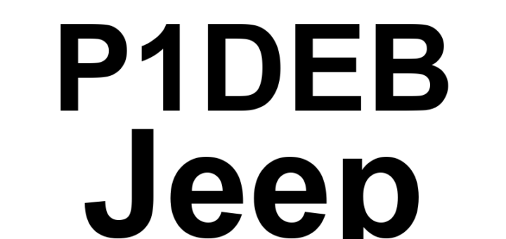 DTC P1DEB Jeep - Definição em inglês: Incorrect Gear Displayed Due To Incorrect Gear Ratio Definição em Português: Marcha Incorreta Exibida Devido à Relação de Marcha Incorreta