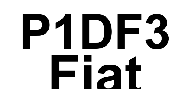 DTC P1DF3 Fiat - Definição em inglês: ECU Not Initialized Definição em Português: ECU - Não Inicializada