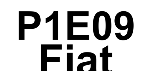 DTC P1E09 Fiat - Definição em inglês: Closed Loop Fueling Not Achieved - Bank 1 Downstream Definição em Português: Alimentação em malha fechada não alcançada - Banco 1 após o catalisador