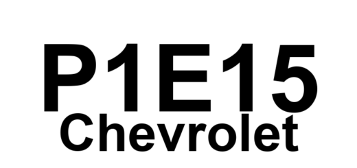 DTC P1E15 Chevrolet - Definição em inglês: Drive Motor 1 Control Module 5 Volt Reference 1 Circuit Definição em Português: Módulo de Controle do Motor de Tração 1 - Circuito de Referência de 5 Volts 1