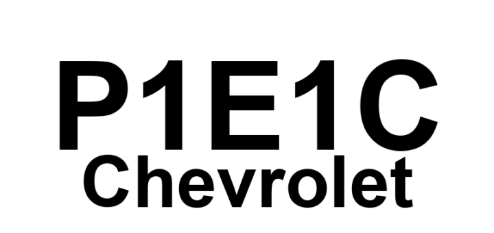 DTC P1E1C Chevrolet - Definição em inglês: Auxiliary Transmission Fluid Pump Control Module Hybrid Battery Voltage Isolation Sensor Circuit 1 Low Voltage Definição em Português: Módulo de Controle da Bomba Auxiliar de Fluido da Transmissão - Circuito do Sensor de Isolamento de Voltagem da Bateria Híbrida 1 com Baixa Voltagem