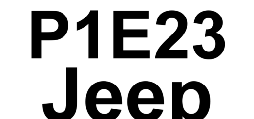 DTC P1E23 Jeep - Definição em inglês: Incorrect Gear Ratio Clutch 6 Defective Definição em Português: Relação de Marcha Incorreta - Embreagem 6 com Defeito