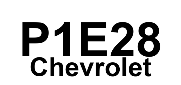 DTC P1E28 Chevrolet - Definição em inglês: Auxiliary Transmission Fluid Pump Control Module Hybrid/EV Battery System Voltage Definição em Português: Módulo de Controle da Bomba Auxiliar de Fluido de Transmissão - Tensão do Sistema de Bateria de Híbrido/EV