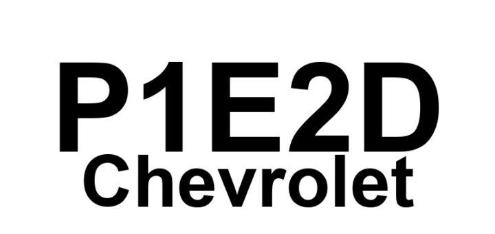 DTC P1E2D Chevrolet - Definição em inglês: Auxiliary Transmission Fluid Pump Phase V Current Sensor Circuit Low Voltage Definição em Português: Circuito do Sensor de Corrente da Bomba Auxiliar de Fluido da Transmissão - Baixa Voltagem