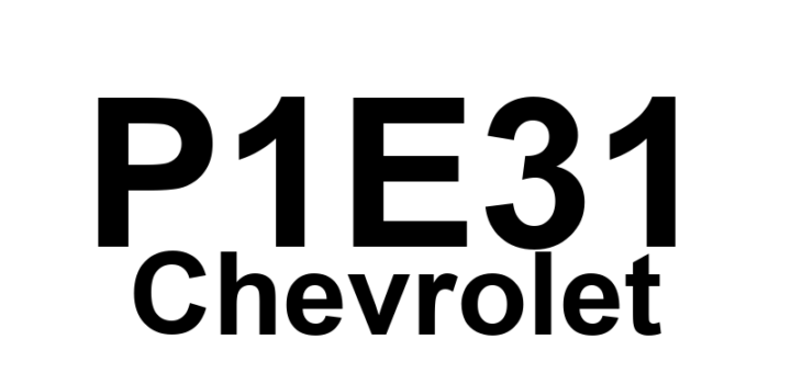DTC P1E31 Chevrolet - Definição em inglês: Auxiliary Transmission Fluid Pump Phase W Current Sensor Circuit High Voltage Definição em Português: Circuito do Sensor de Corrente da Bomba Auxiliar de Fluido de Transmissão - Alta Voltagem na Fase W