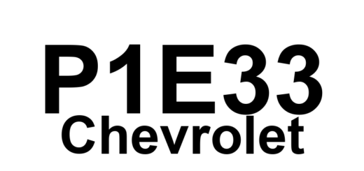 DTC P1E33 Chevrolet - Definição em inglês: Auxiliary Transmission Fluid Pump Phase U-V-W Current Sensors Not Plausible Definição em Português: Sensores de Corrente U-V-W da Bomba Auxiliar de Fluido de Transmissão - Valores Implausíveis