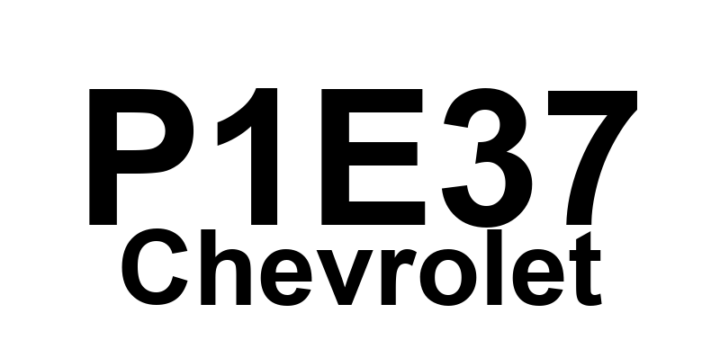 DTC P1E37 Chevrolet - Definição em inglês: Auxiliary Transmission Fluid Pump Inverter High Temperature Definição em Português: Inversor da Bomba Auxiliar de Fluido de Transmissão - Temperatura Alta