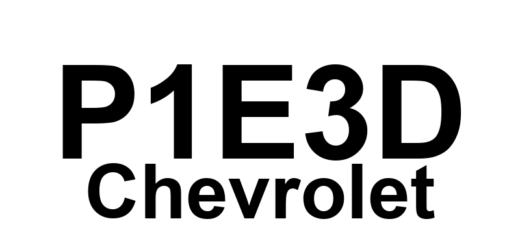 DTC P1E3D Chevrolet - Definição em inglês: Control Module Calculated Hybrid/EV Battery Performance Definição em Português: Módulo de Controle - Desempenho da Bateria Híbrida/Elétrica Calculado