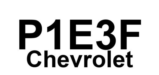 DTC P1E3F Chevrolet - Definição em inglês: 14V Power Module Read Only Memory Definição em Português: Módulo de Energia de 14V - Memória Somente Leitura