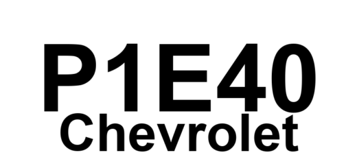 DTC P1E40 Chevrolet - Definição em inglês: 14 Volt Power Module Hybrid/EV Battery System Voltage Performance Definição em Português: Módulo de Potência 14 Volts - Desempenho de Tensão do Sistema de Bateria Híbrida/EV
