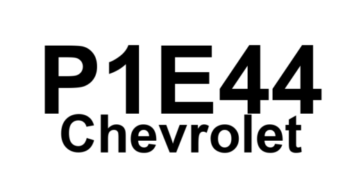 DTC P1E44 Chevrolet - Definição em inglês: 14 Volt Power Module System High Voltage Definição em Português: Módulo de Potência de 14 Volts - Voltagem Alta do Sistema