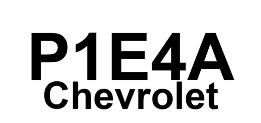 DTC P1E4A Chevrolet - Definição em inglês: Control Module Redundant Drive Motor 1 Speed Sensing Circuit Definição em Português: Módulo de Controle - Circuito de Detecção de Velocidade do Motor de Acionamento Redundante 1
