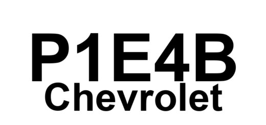 DTC P1E4B Chevrolet - Definição em inglês: Control Module Redundant Drive Motor 2 Speed Sensing Circuit Definição em Português: Módulo de Controle - Circuito de Detecção de Velocidade do Motor de Acionamento Redundante 2