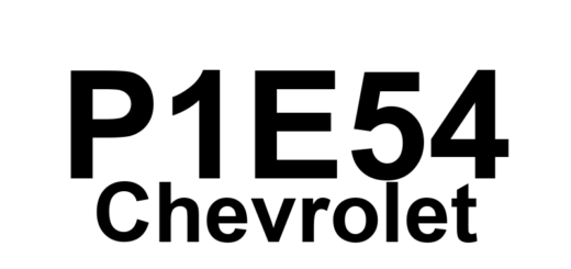 DTC P1E54 Chevrolet - Definição em inglês: Hybrid/EV Battery 41 Circuit Definição em Português: Circuito da Bateria do Híbrido/EV 41.