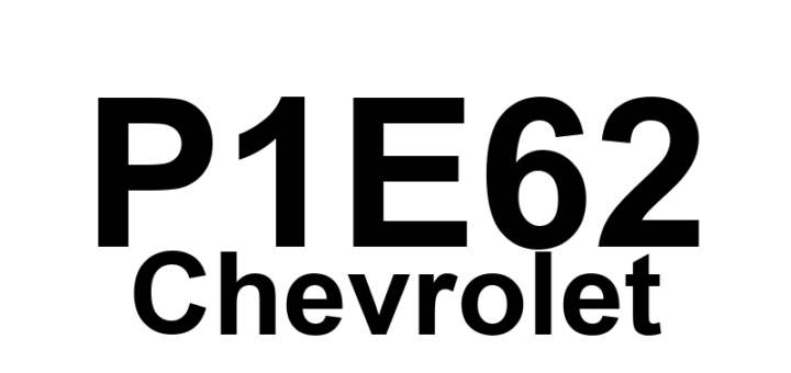 DTC P1E62 Chevrolet - Definição em inglês: Hybrid/EV Battery 55 Circuit Definição em Português: Circuito 55 da Bateria Híbrida/EV - Problema detectado