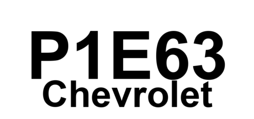 DTC P1E63 Chevrolet - Definição em inglês: Hybrid/EV Battery 56 Circuit Definição em Português: Circuito da Bateria 56 do Veículo Híbrido/Elétrico - Problema detectado.