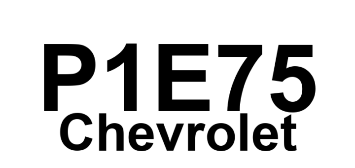 DTC P1E75 Chevrolet - Definição em inglês: Hybrid/EV Battery 74 Circuit Definição em Português: Circuito da Bateria Híbrida/EV 74 - Problema Detectado