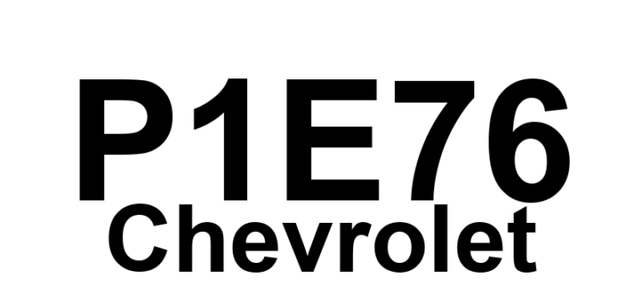 DTC P1E76 Chevrolet - Definição em inglês: Hybrid/EV Battery 75 Circuit Definição em Português: Circuito da Bateria 75 de Híbrido/EV - Problema Detectado