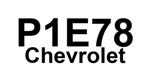 DTC P1E78 Chevrolet - Definição em inglês: Hybrid/EV Battery 77 Circuit Definição em Português: Circuito da Bateria Híbrida/EV 77