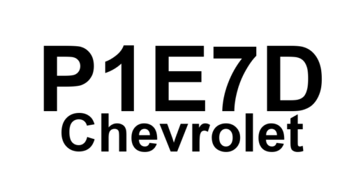 DTC P1E7D Chevrolet - Definição em inglês: Hybrid/EV Battery 82 Circuit Definição em Português: Circuito da Bateria Híbrida/EV 82