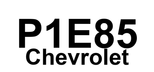 DTC P1E85 Chevrolet - Definição em inglês: Hybrid/EV Battery 90 Circuit Definição em Português: Circuito 90 da Bateria Híbrida/EV - Problema Detectado