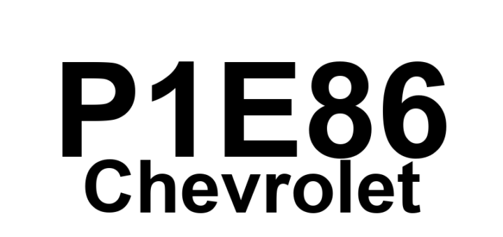 DTC P1E86 Chevrolet - Definição em inglês: Hybrid/EV Battery 91 Circuit Definição em Português: Circuito da Bateria Híbrida/EV 91