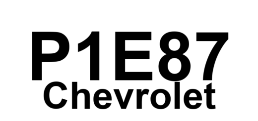 DTC P1E87 Chevrolet - Definição em inglês: Hybrid/EV Battery 92 Circuit Definição em Português: Circuito da Bateria Híbrida/EV 92