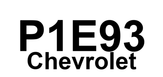 DTC P1E93 Chevrolet - Definição em inglês: Hybrid/EV Battery Interface Control Module 1 5 V Reference Circuit Definição em Português: Módulo de Controle da Interface da Bateria Híbrida/EV 1 - Circuito de Referência de 5 V