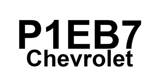 DTC P1EB7 Chevrolet - Definição em inglês: Drive Motor 2 Control Module Long Term Memory Reset Definição em Português: Módulo de Controle do Motor de Tração 2 - Redefinição da Memória de Longo Prazo