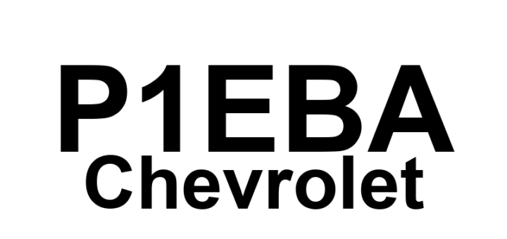 DTC P1EBA Chevrolet - Definição em inglês: Hybrid/EV Battery Low Resolution Current Sensor Exceeded Learning Limit Definição em Português: Sensor de Corrente de Baixa Resolução da Bateria Híbrida/EV - Limite de Aprendizado Excedido