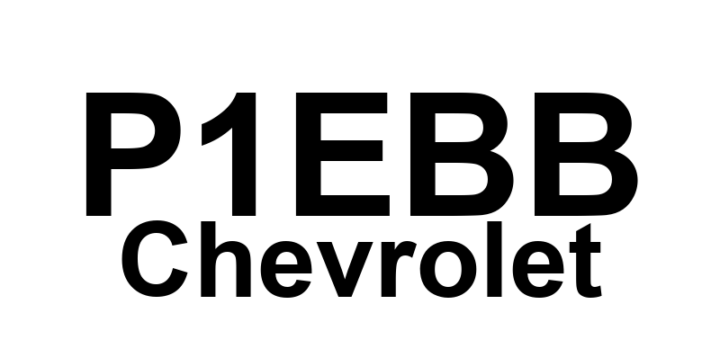 DTC P1EBB Chevrolet - Definição em inglês: Hybrid/EV Battery High Resolution Current Sensor Exceeded Learning Limit Definição em Português: Sensor de Corrente de Alta Resolução da Bateria Híbrida/EV - Limite de Aprendizado Excedido