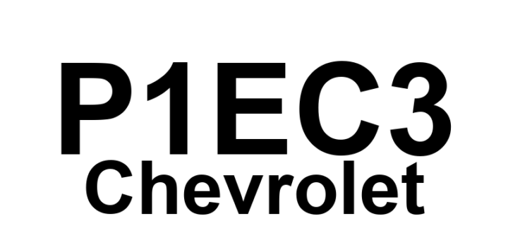 DTC P1EC3 Chevrolet - Definição em inglês: Hybrid/EV Battery Pack Heater Transistor Control Circuit Definição em Português: Circuito de Controle do Transistor do Aquecedor do Pacote de Bateria Híbrida/EV
