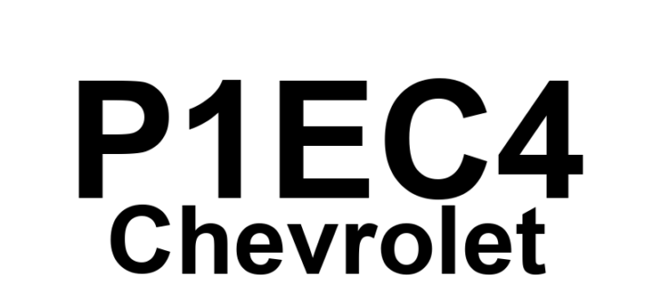 DTC P1EC4 Chevrolet - Definição em inglês: Hybrid/EV Battery Pack Heater Transistor Stuck Off Definição em Português: Transistor do aquecedor do pacote de bateria híbrida/EV - Travado em Desligado