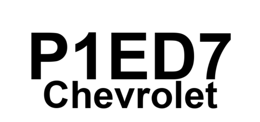 DTC P1ED7 Chevrolet - Definição em inglês: Battery Charger Cold Plate Temperature Sensor Circuit High Voltage Definição em Português: Sensor de Temperatura da Placa Fria do Carregador de Bateria - Circuito com Alta Voltagem