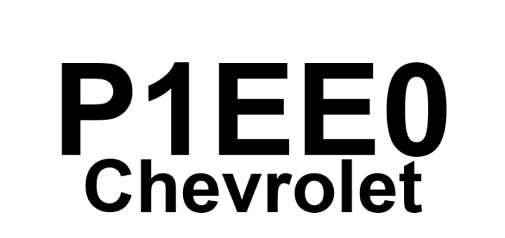 DTC P1EE0 Chevrolet - Definição em inglês: Battery Charger Input Voltage Conditioner Temperature Sensor Circuit High Voltage Definição em Português: Sensor de Temperatura do Condicionador de Entrada do Carregador de Bateria - Alta Voltagem no Circuito