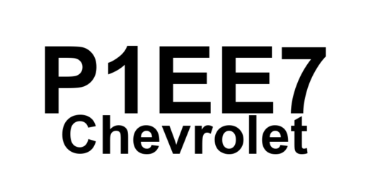 DTC P1EE7 Chevrolet - Definição em inglês: Battery Charger Control Module Reference Voltage 1 Circuit Low Voltage Definição em Português: Módulo de Controle do Carregador de Bateria - Tensão Baixa no Circuito de Tensão de Referência 1