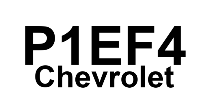 DTC P1EF4 Chevrolet - Definição em inglês: Battery Charger High Voltage Converter 2 Temperature Too High Definição em Português: Conversor de Alta Tensão do Carregador de Bateria 2 - Temperatura Muito Alta