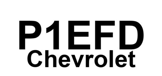 DTC P1EFD Chevrolet - Definição em inglês: Battery Charger Power Efficiency Definição em Português: Carregador de Bateria - Eficiência Energética